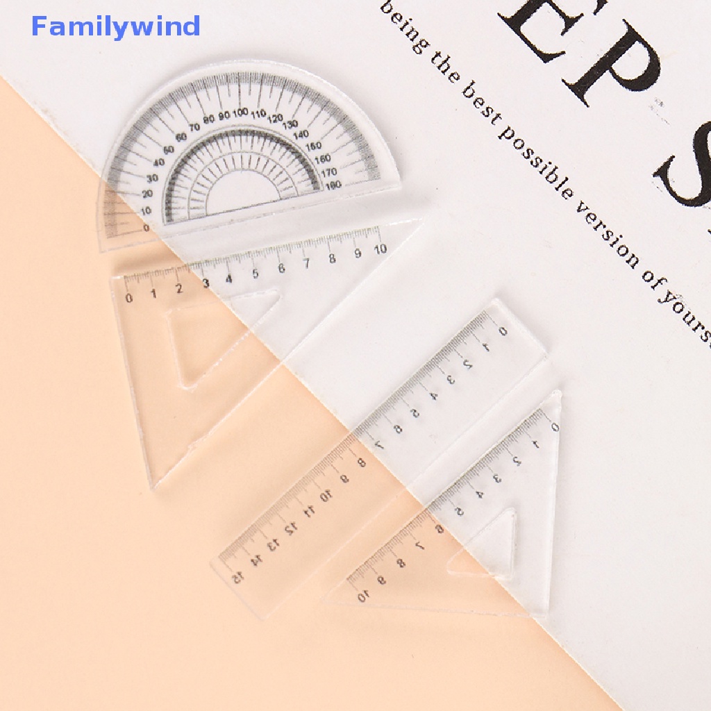 Set 4 Thước Kẻ Mini Tỉ Lệ 1: 12 Cho Bé Chơi Đồ Hàng