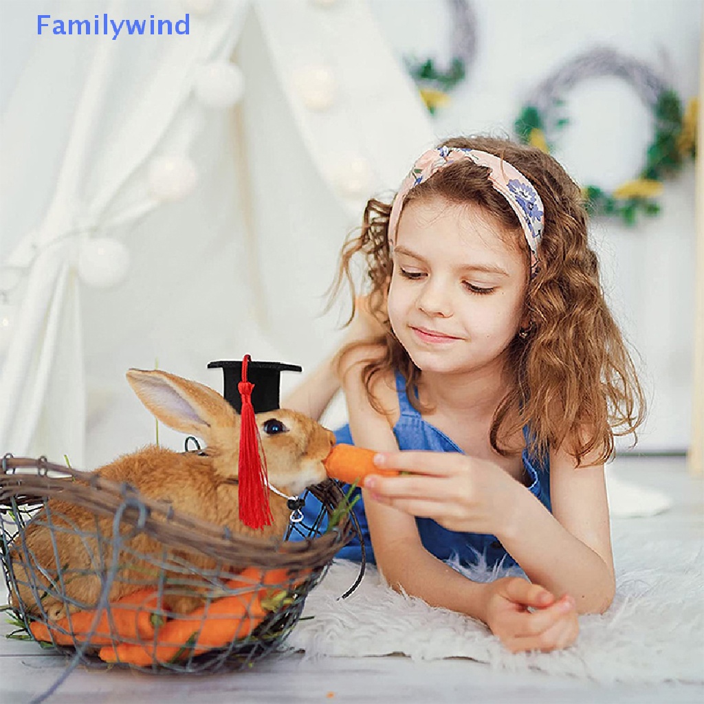 Bộ Phụ Kiện Nón Tốt Nghiệp Mini Dùng Để Trang Trí Nhà Búp Bê