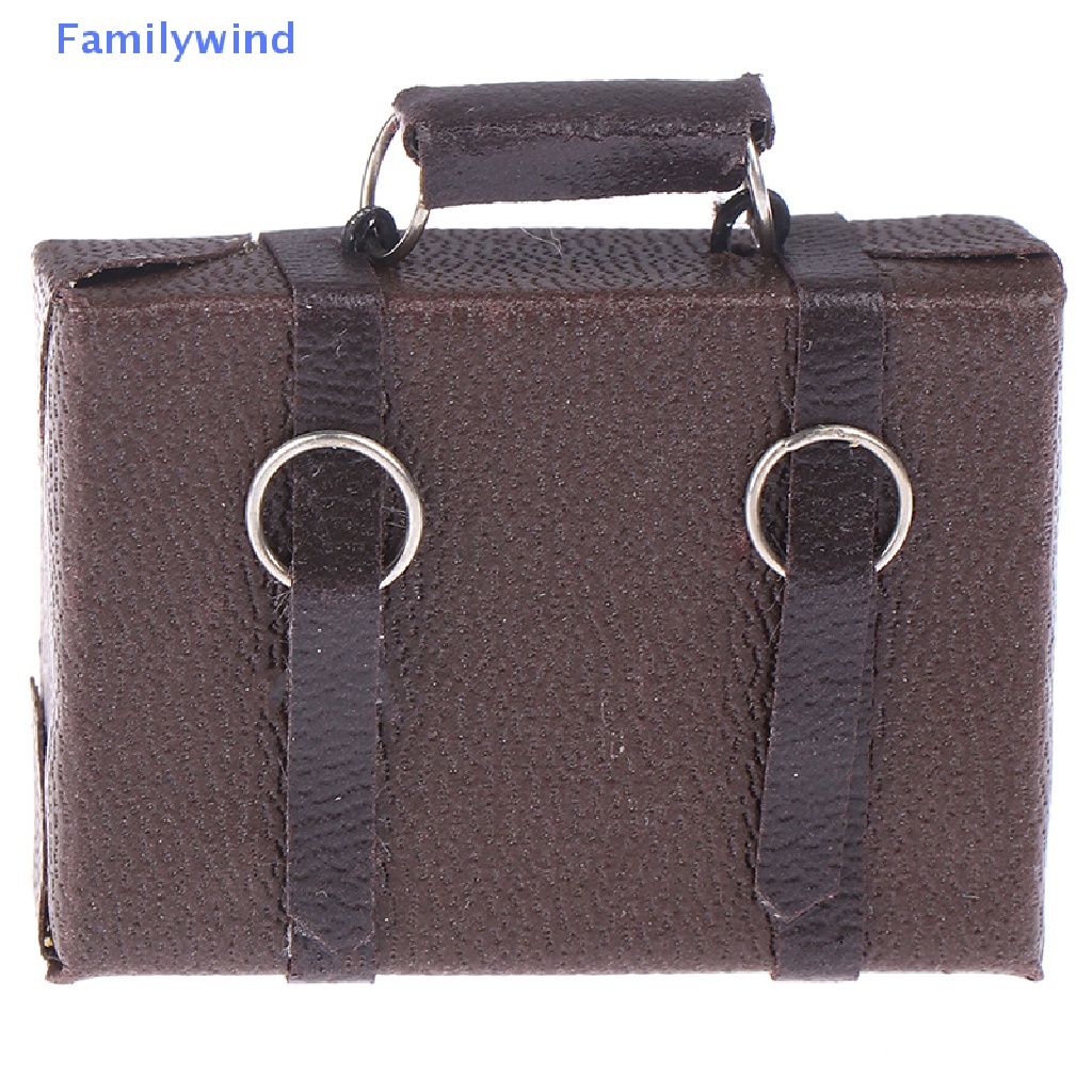 Va Li Mini Bằng Gỗ Kiểu Vintage Tỉ Lệ 1: 12 Trang Trí Nhà Búp Bê