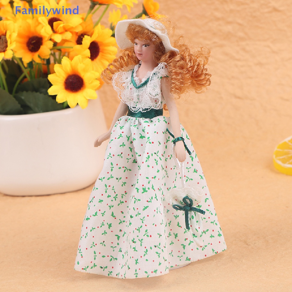 Mô Hình Búp Bê Mini Victorian Tỉ Lệ 1: 12