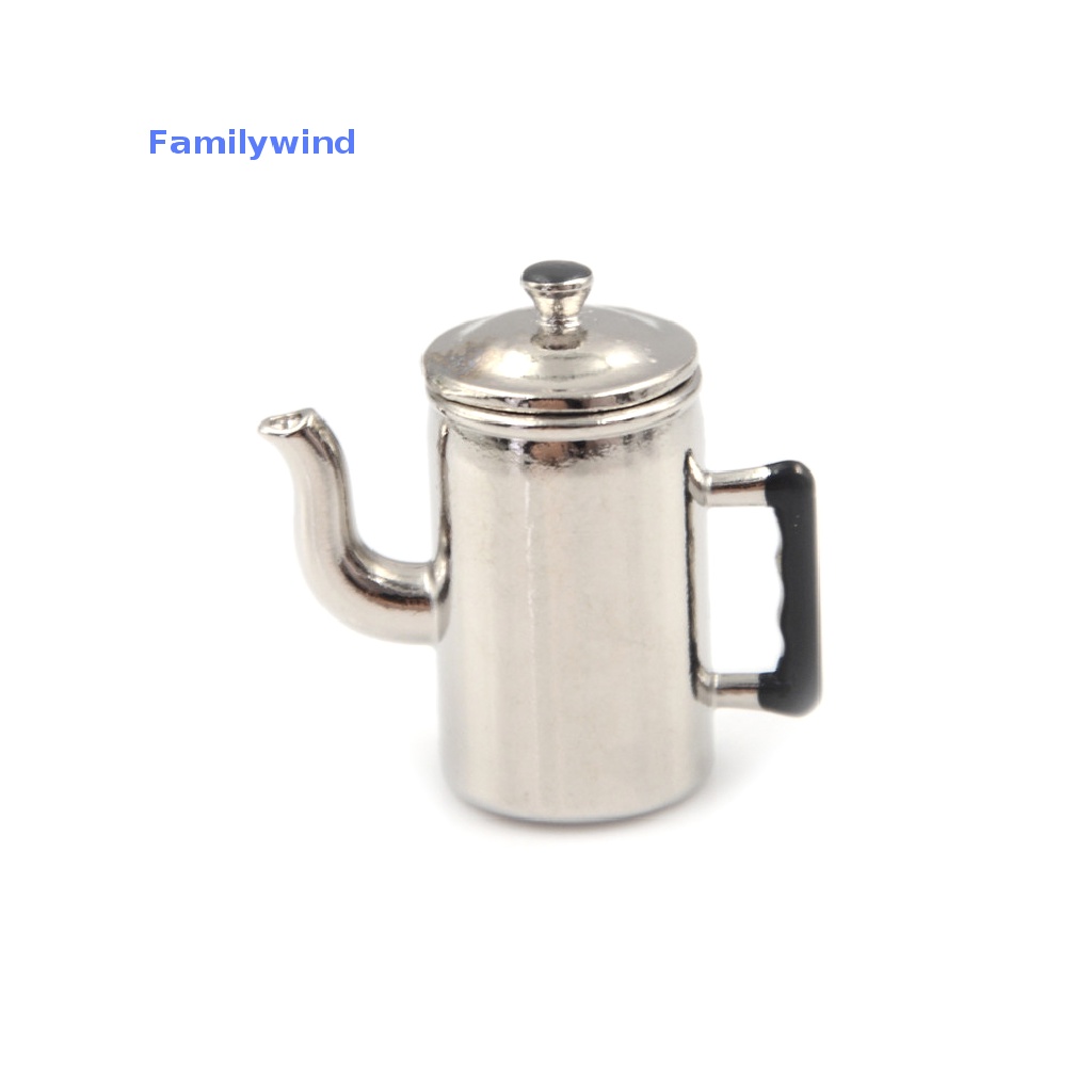 Ấm Nước Kim Loại Trang Trí Nhà Búp Bê Tỉ Lệ 1 / 12