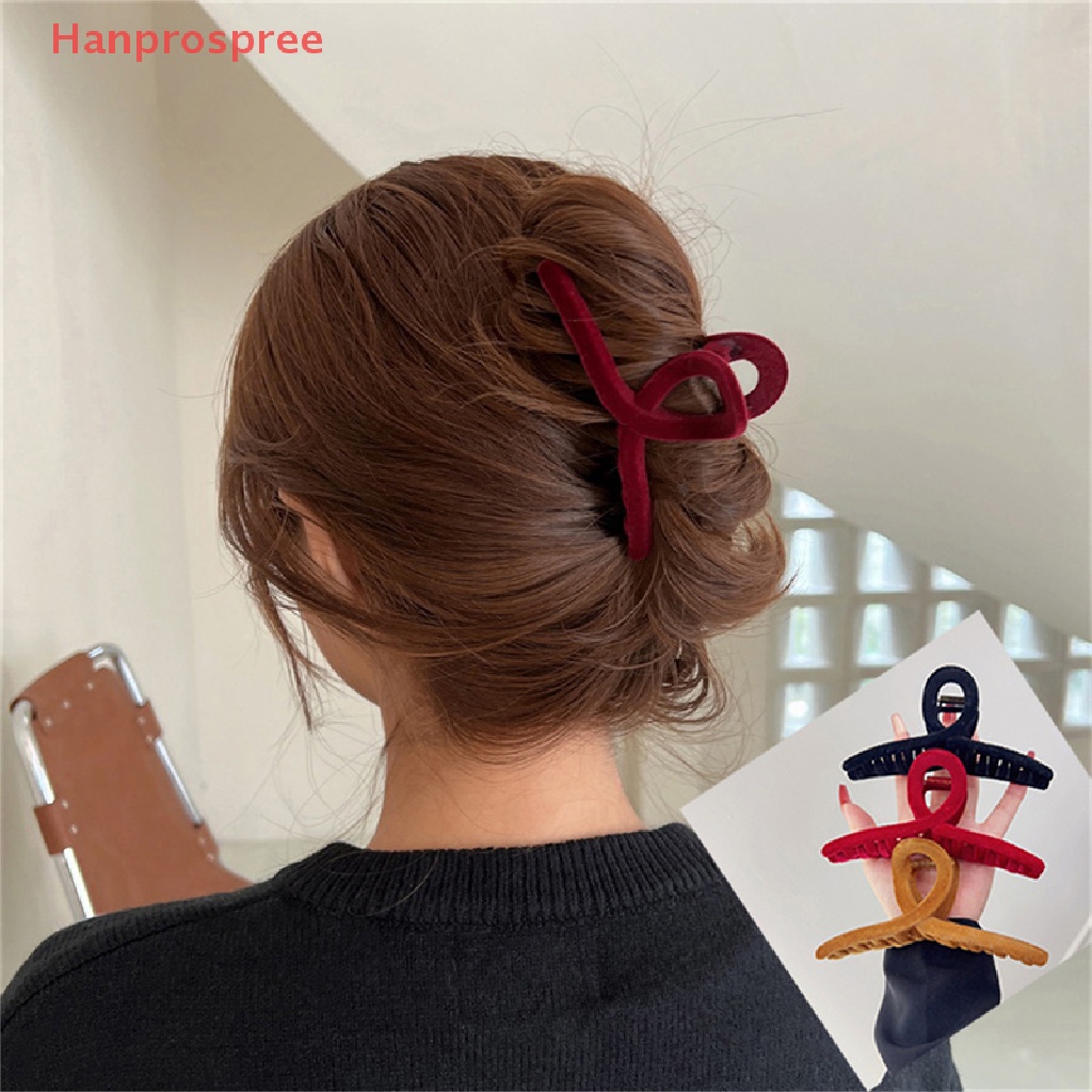 Hanprospree > Kẹp Tóc Chéo Cố Định Hình Cá Mập Phong Cách Retro