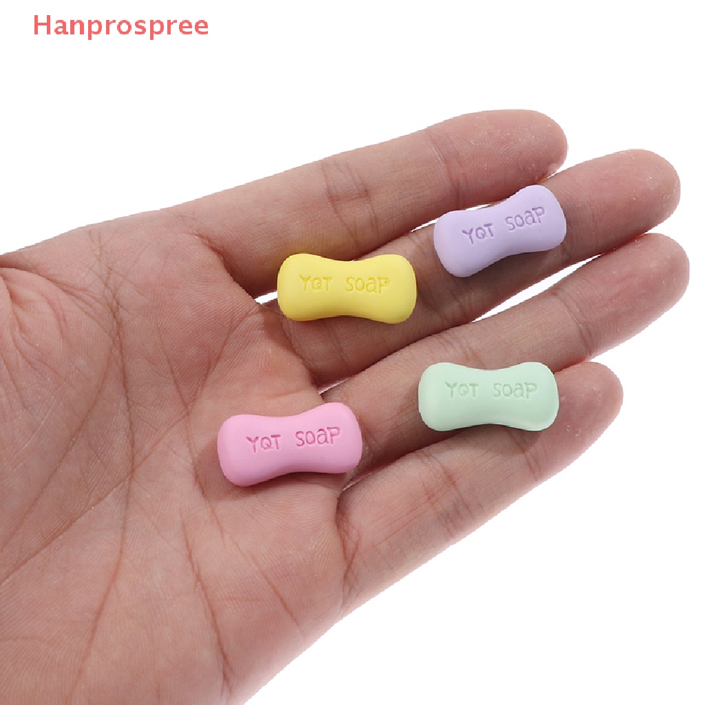 Bộ 4 Xà Phòng Trang Trí Nhà Búp Bê Tỉ Lệ 1 / 12