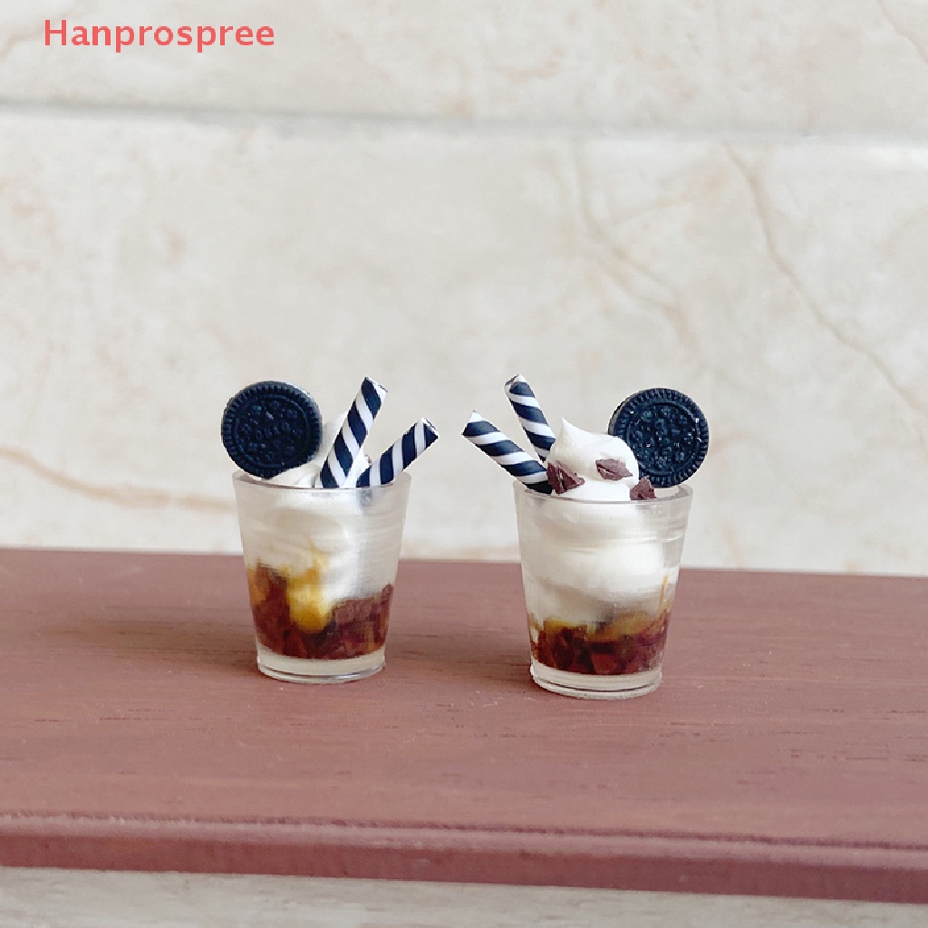 Bộ Ly Kem / Bánh Quy / Socola Trang Trí Nhà Búp Bê 1: 12 1: 6