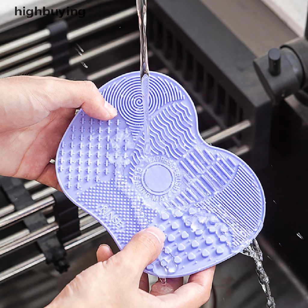 Miếng Silicone Vệ Sinh Cọ Trang Điểm Tiện Lợi
