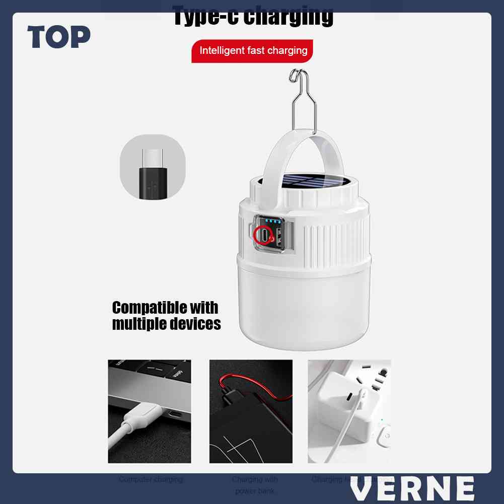 Đèn Pin Cắm Trại Đa Năng 450LM