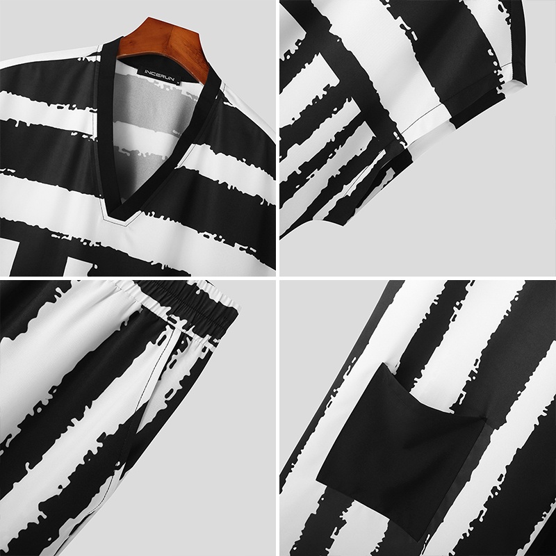 INCERUN Bộ Áo Dài Tay + Quần Lưng Cao Xinh Xắn Dành Cho Nữ