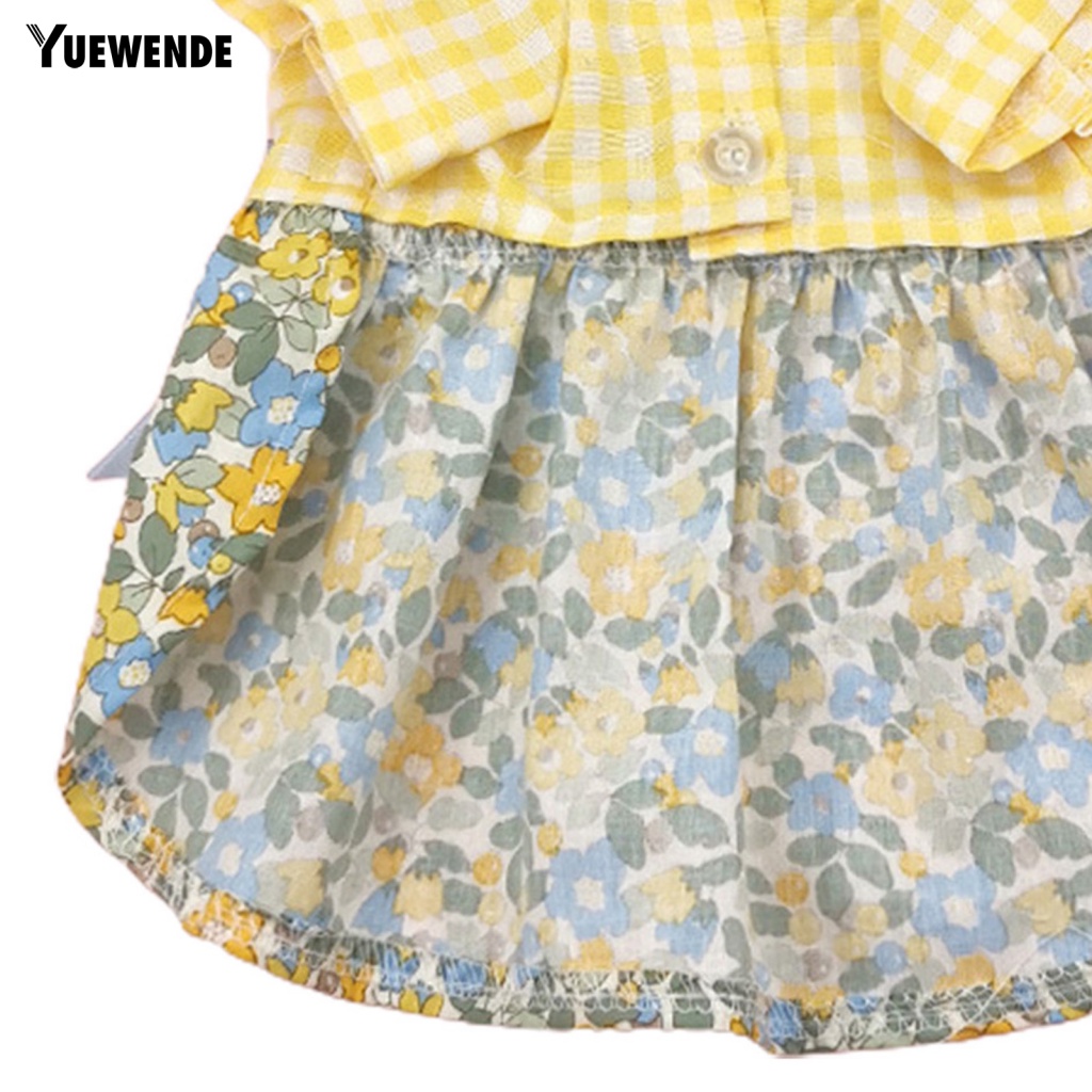 Yue.z Đầm Họa Tiết Kẻ Sọc Mềm Mại Dành Cho Thú Cưng