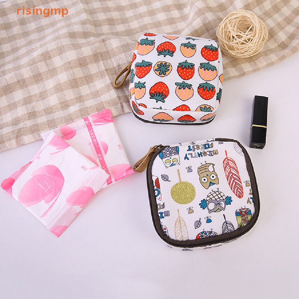 Túi Đựng Đồ Tampon Họa Tiết Hoạt Hình Dễ Thương