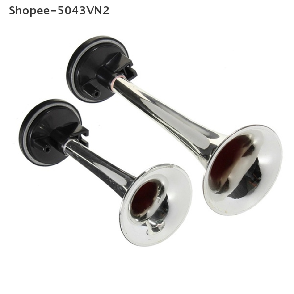 Set 2 Kèn Hơi Màu Đen 2.vn Chuyên Dụng Cho Xe Hơi Xe Tải Tàu Thuyền