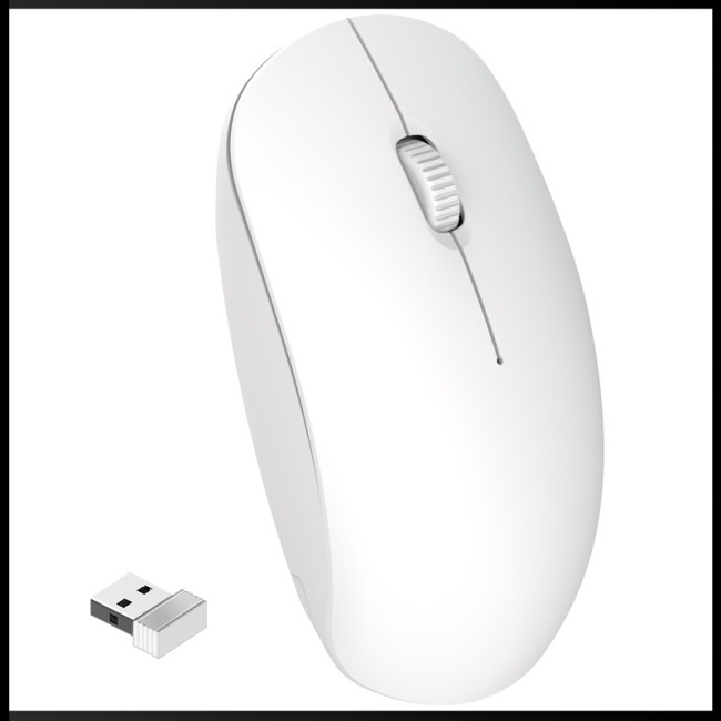 Tay Cầm Điều Khiển Chuột Không Dây Zevaret 2.4g Không Ồn Cho Laptop / Máy Tính