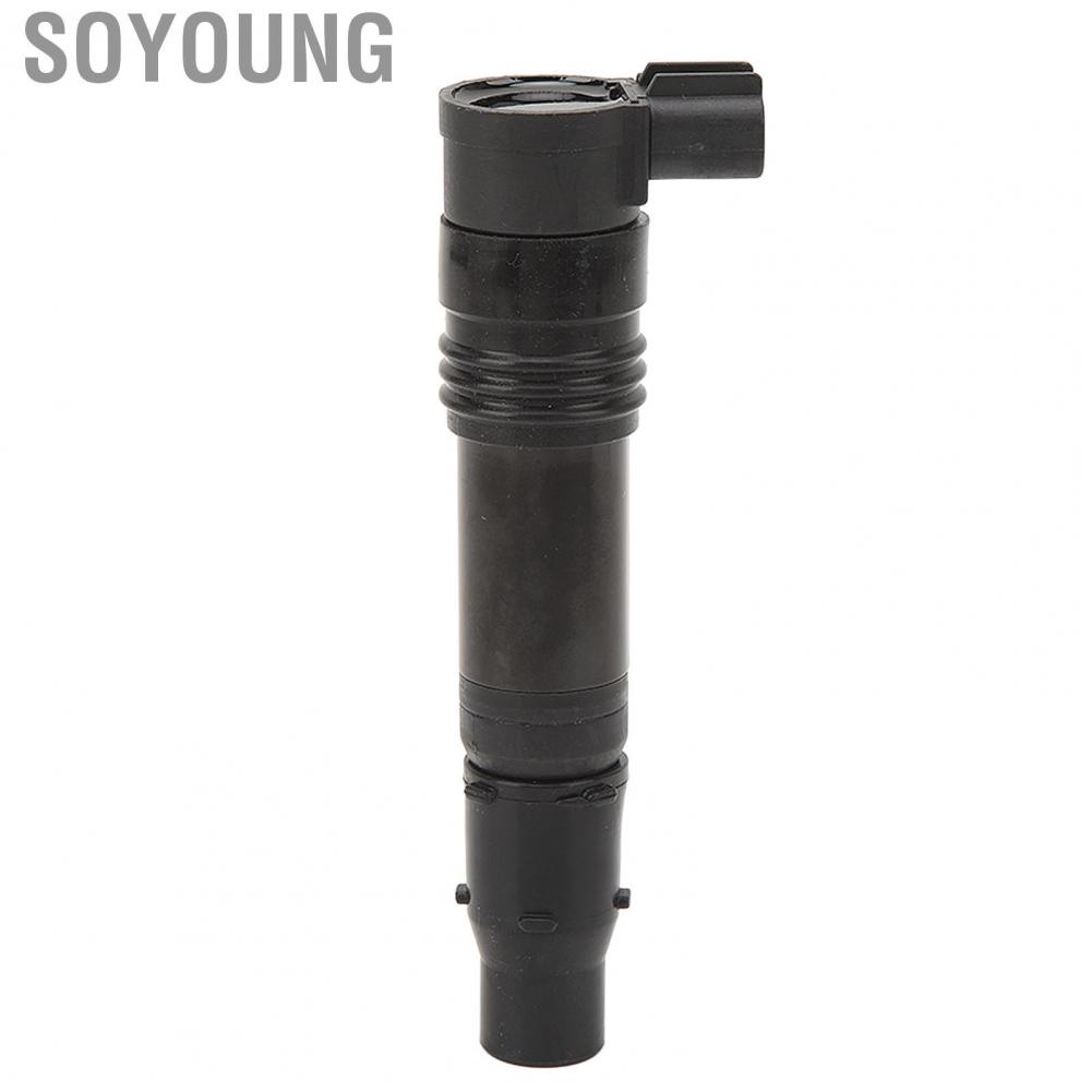 Soyoung Motorcycle Ignition Coil  Compact Structure Anti Aging 21171 0005 Reliable Black for Motorbike