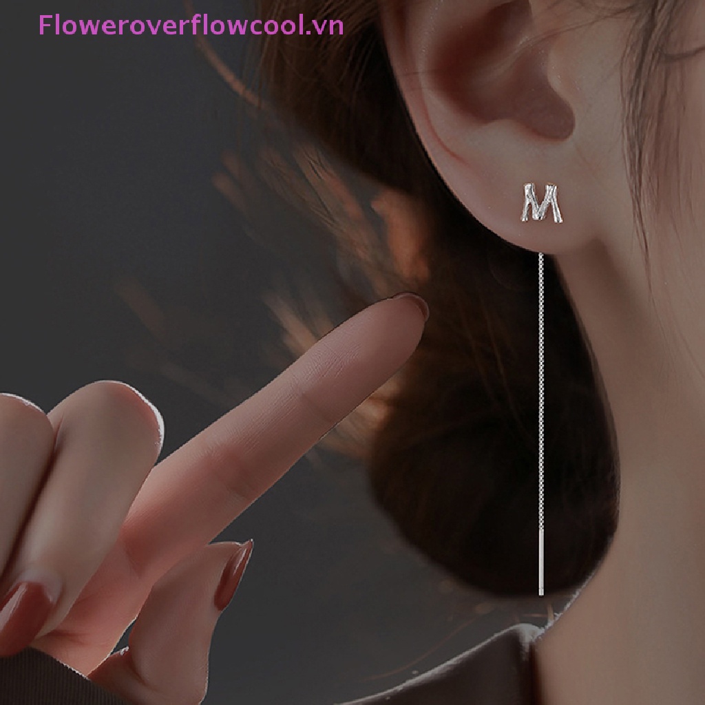Bông Tai Chữ Cái Từ A Đến Z Kiểu Dáng Đơn Giản Dành Cho Nữ