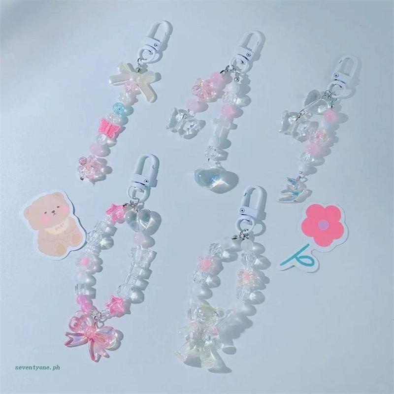 [seve *] Móc Khóa Ba Lô Màu Hồng Trang Trí Túi Xách Nữ