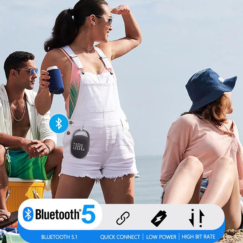 Loa Bluetooth 24 Mini Dạng Kẹp Chống Thấm Nước Tiện Dụng