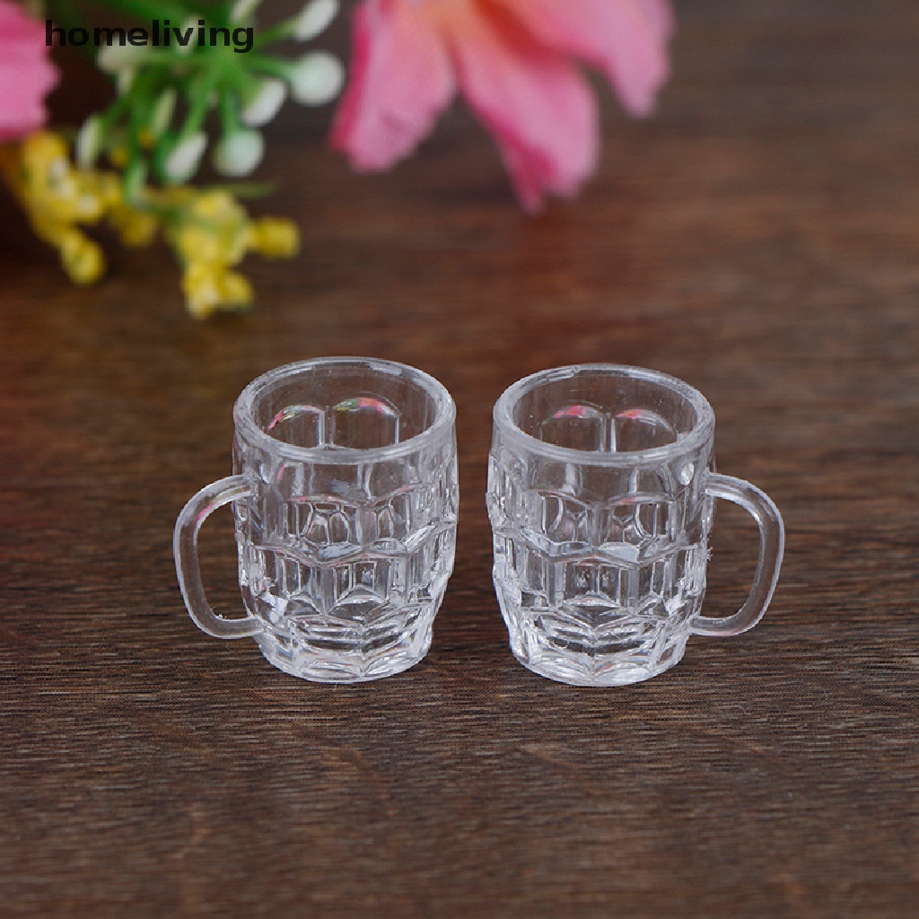 Set 2 Ly Rượu mini Tỉ Lệ 1: 12 Cho Bé Chơi Đồ Hàng