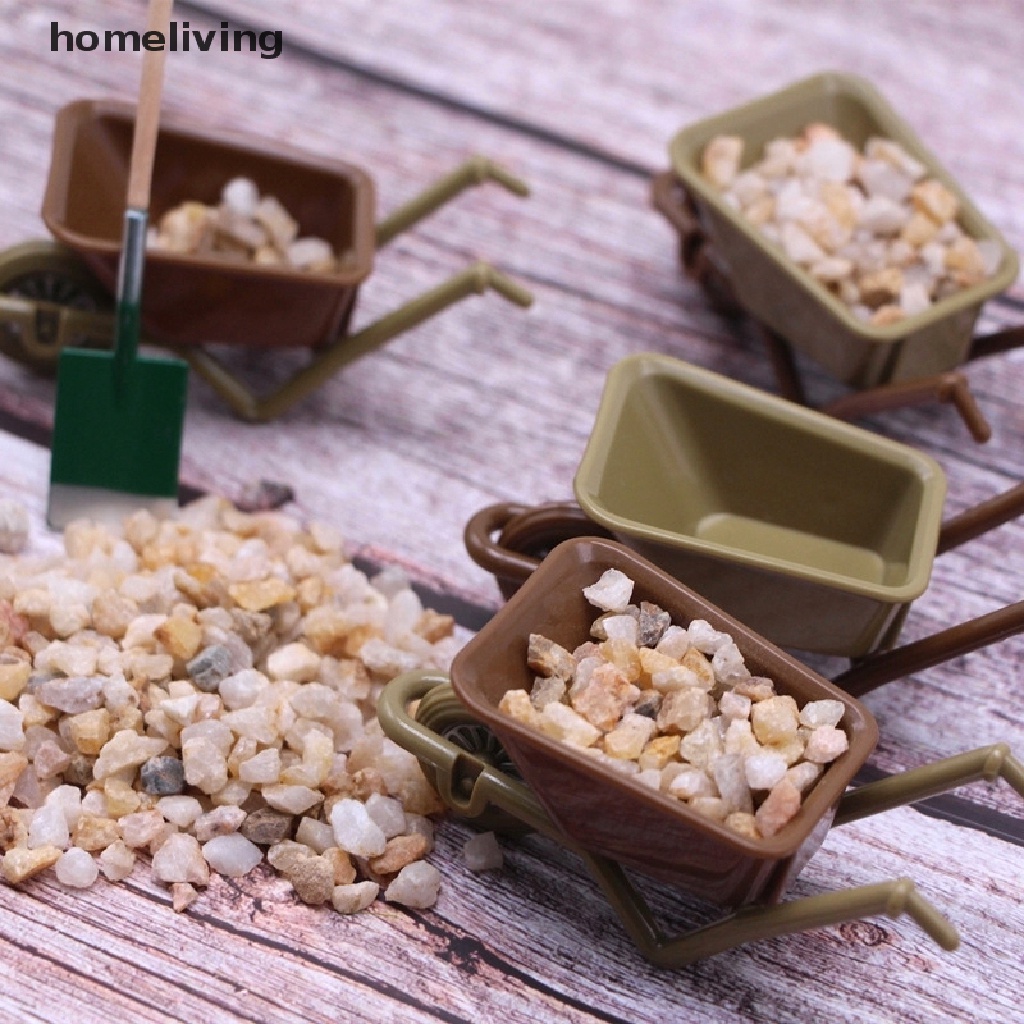 1 Mô Hình Xe Đẩy Em Bé Mini Tỉ Lệ 1: 12 Trang Trí Nhà Búp Bê