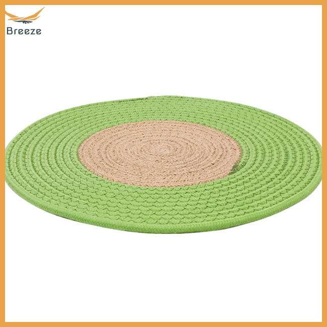 Thảm Trải Sàn Hình Tròn Chống Trầy Xước Cho Thú Cưng