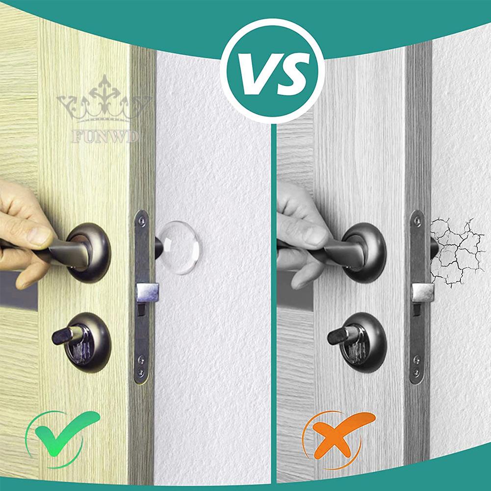 Set 6 Miếng Chặn Cửa Trong Suốt Chống Va Chạm