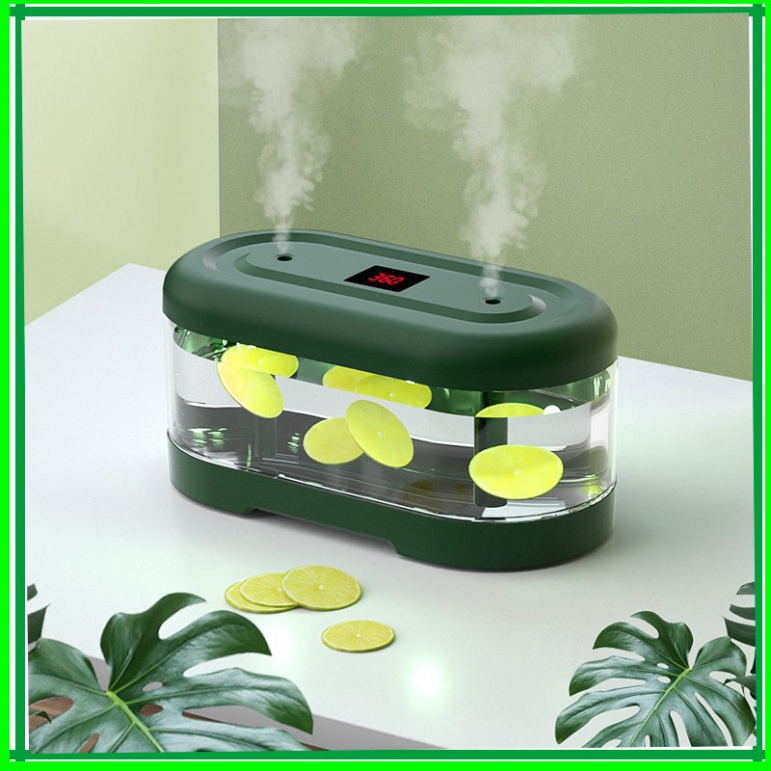 [Hot] Máy Phun Sương Tạo Ẩm - Phun Tinh Dầu - Hai Vòi Phun Kép - ( Sư Dụng Pin - Usb ) Sản Phẩm Hot. Tặng 1 Lọ Tinh Dầu