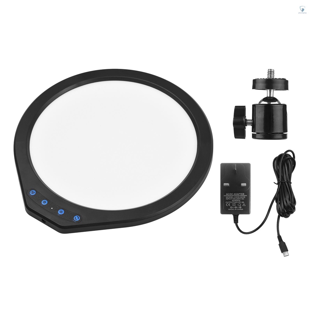 Bộ 224 Đèn LED 36W 12 Inch 3000K-6000K CRI90 + Có Thể Điều Chỉnh Nguồn Cho Studio