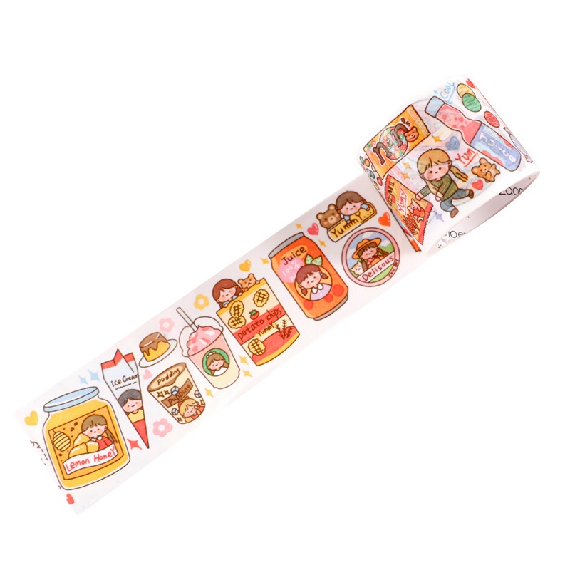 Miếng Dán Trang Trí Sổ Tay DIY Hình Nhân Vật Dễ Thương Xinh Xắn