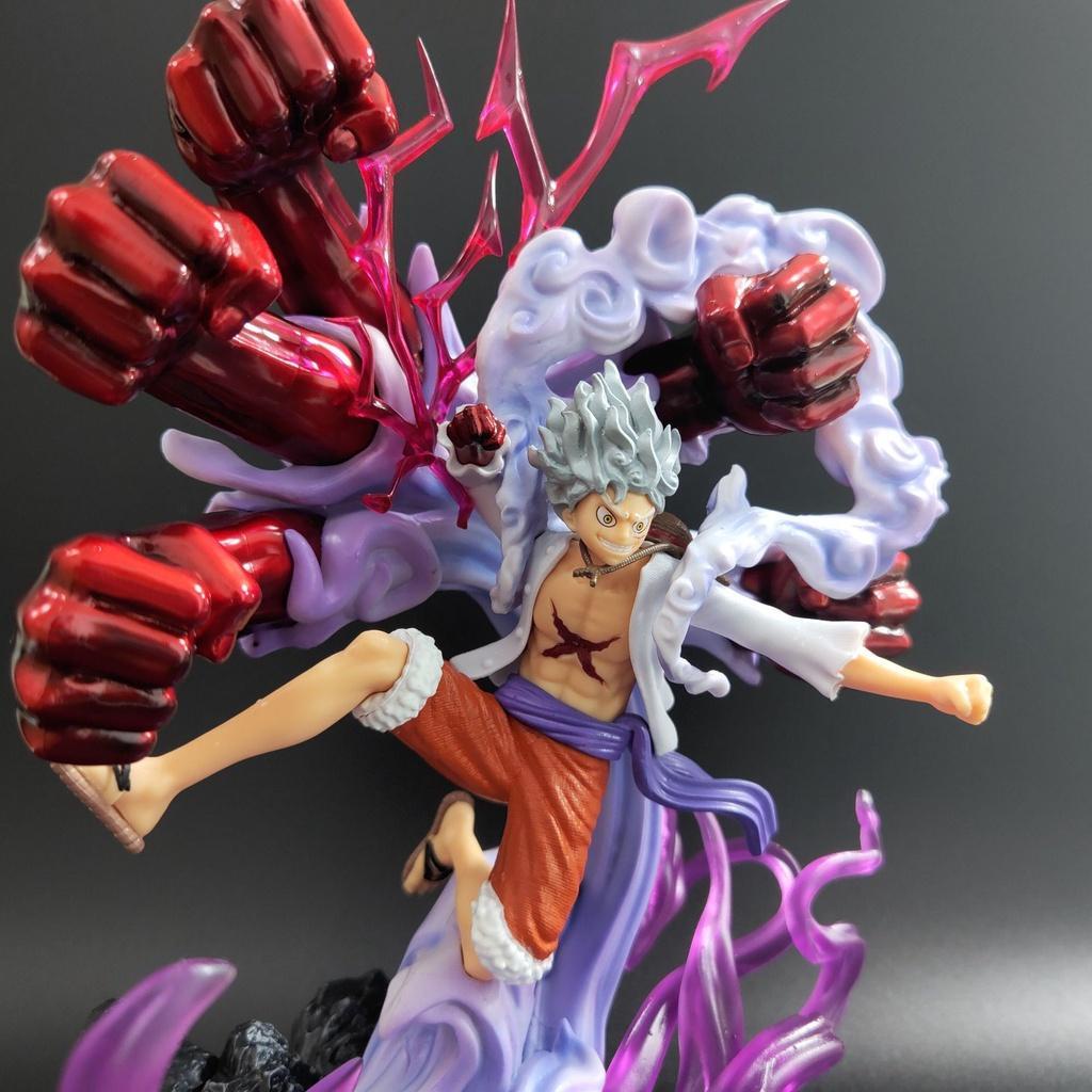 Mô hình nhân vật Luffy mũ rơm gear 2 7 tay cực chất cao 33cm | Figure anime one piece đồ chơi mô hình trang trí