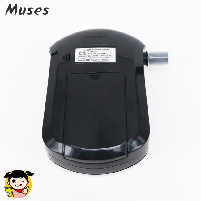 Máy Phân Tích Nồng Độ Cồn Kỹ Thuật Số At6000 Có Màn Hình Lcd Chuyên Dụng Cho Lái Xe