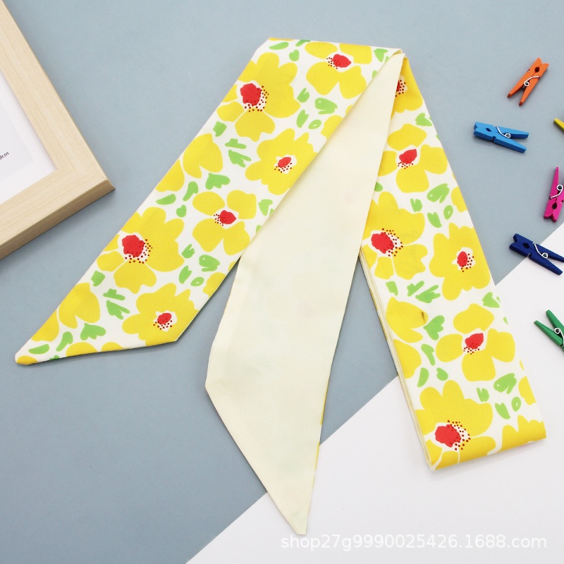 Băng Đô Cài Tóc Dài Đính Nơ Đa Năng Dễ Thương