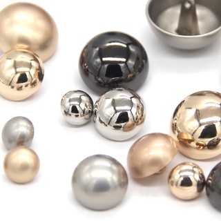 10 / 15 / 18 / 20 / 23 / 25mm Cổ Điển Cao Cấp Phù Hợp Với Nấm Tròn Nút Kim Loại Để May Áo Khoác Nữ Áo Gió Áo Đan Túi Mini Lớn Trang Trí Thủ Công