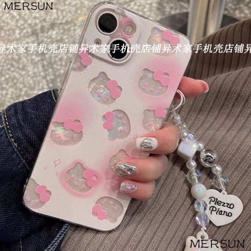 ✅Ốp Điện Thoại Dẻo Họa Tiết Hoạt Hình Mèo / Cô Gái Dễ Thương Chống Sốc Cho iPhone14pro HUUX Max12 13 11