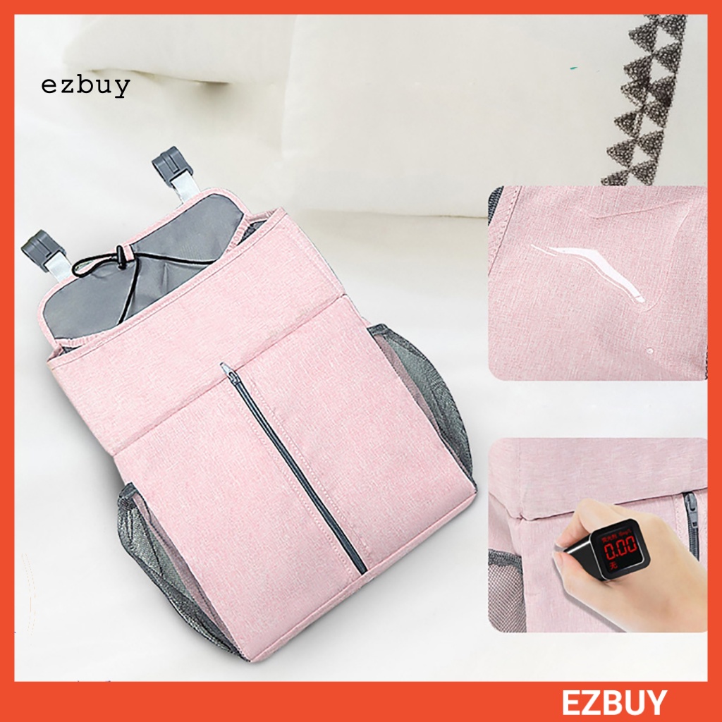 Túi Đựng Đồ Dùng Treo Cạnh Giường Em Bé Chống Thấm Nước Sức Chứa Lớn Tiện Dụng