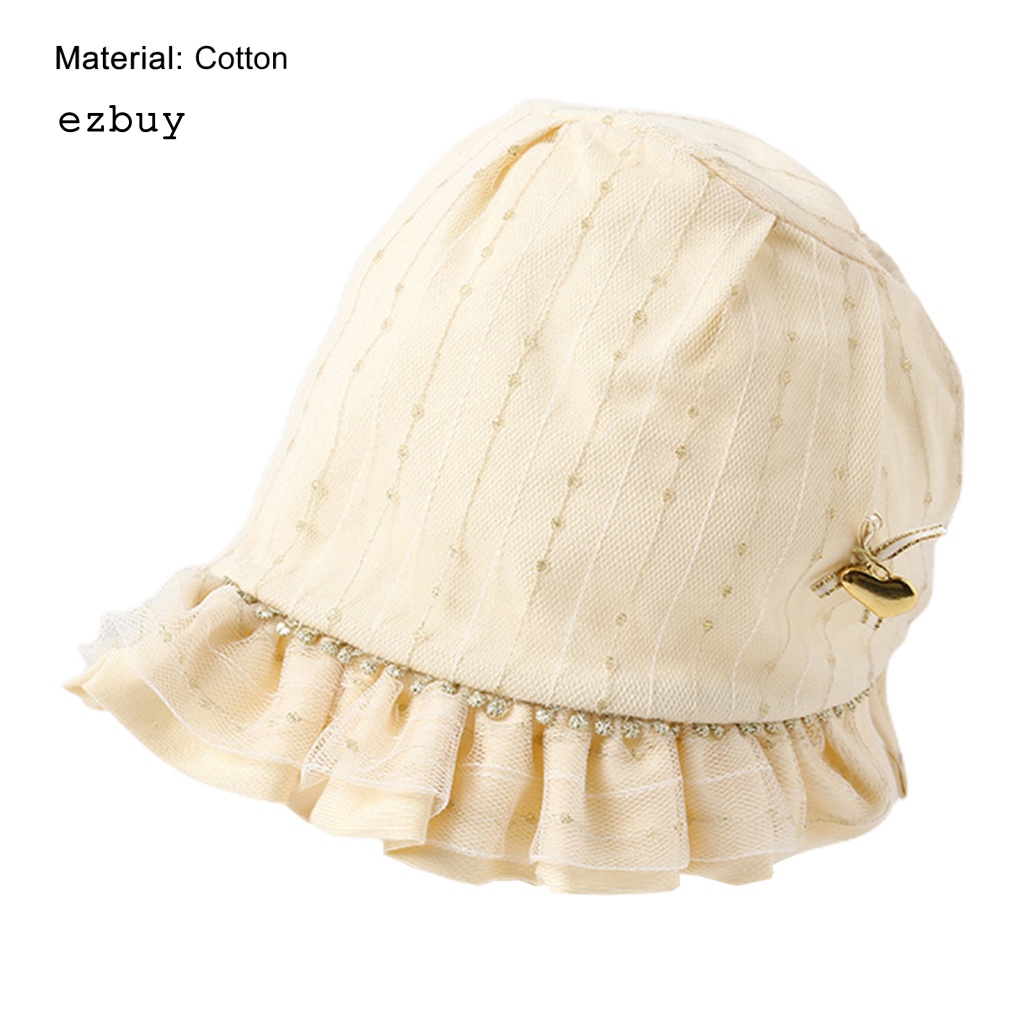 Mũ Lưỡi Trai Cotton Màu Trơn Chống Biến Dạng Có Dây Điều Chỉnh Được Cho Bé