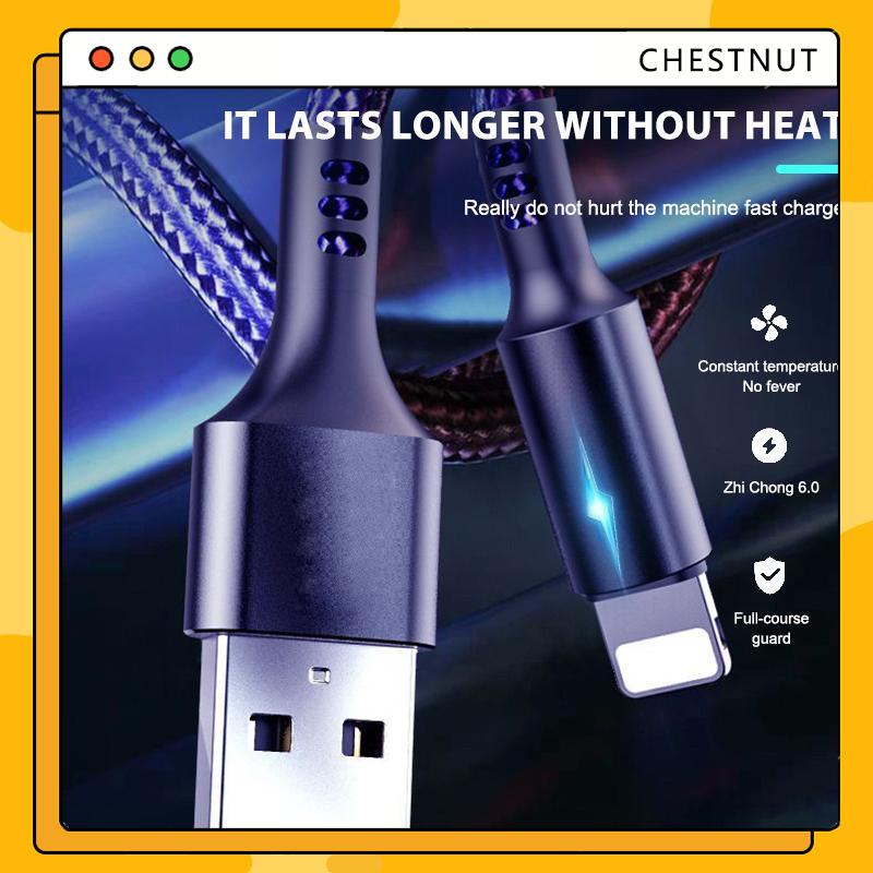 Cáp Sạc Nhanh USB Type-C/ iP 5A cho Xiaomi Samsung Huawei M30 P40 Oppo Vivo-CT