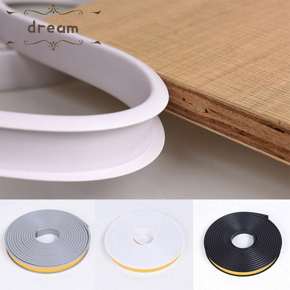 【DREAMLIFE】U Shaped Edge Banding Tape Protector New 5M TPV Self Adhesive Cabinet Seal Strip