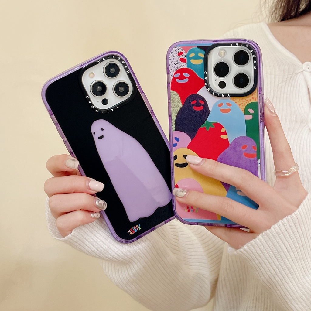 Ốp Điện Thoại Acrylic Cứng Trang Trí Kim Tuyến Hình Ma Lorien Stern Cho iPhone 15 14 13 12 11 Pro Max Plus