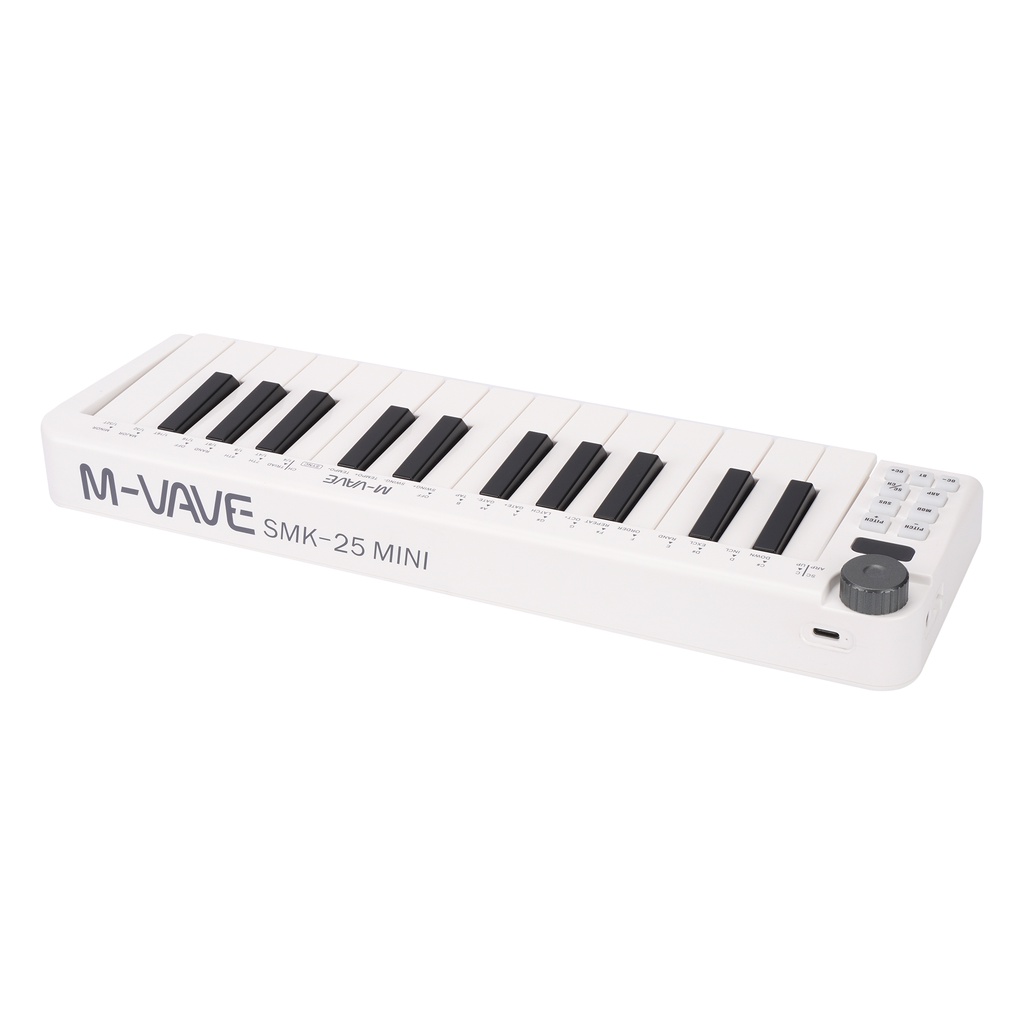 Bàn Phím MIDI mini M-vave SMK-25 25 Phím Không Dây / Kết Nối USB