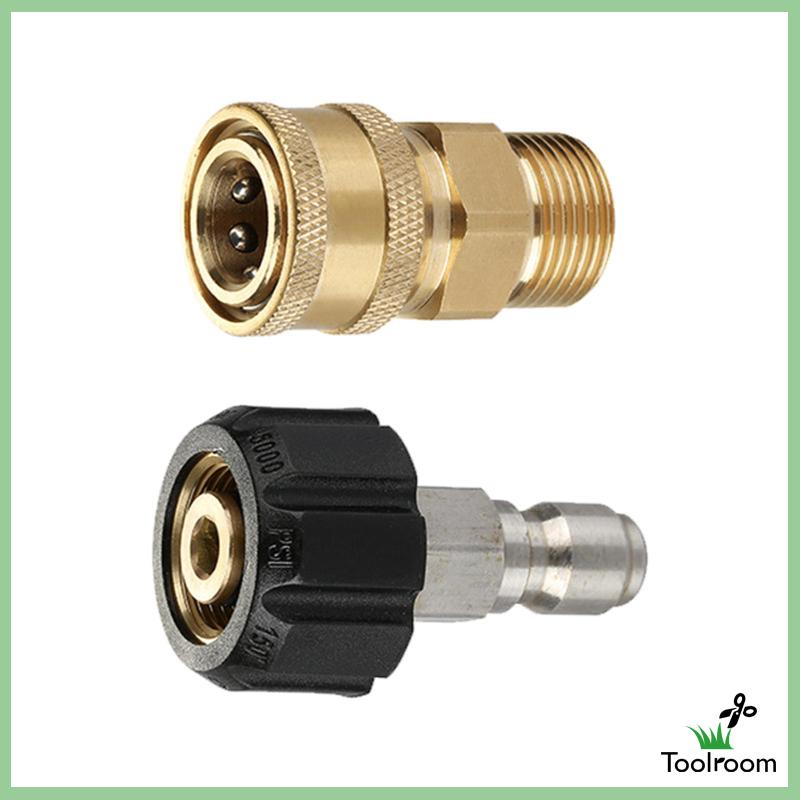 Đầu Nối Chuyển Đổi Áp Suất M22 Sang 1 / 4 '' Chuyên Dụng Cho Vòi Rửa Xe