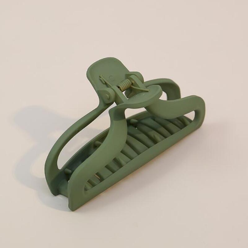 Kẹp Tóc Đuôi Ngựa Màu Trơn Thiết Kế Đục Lỗ Thời Trang Cho Nữ Giá Đỡ