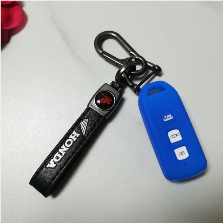 Vỏ Silicon Bảo Vệ Chìa Khóa Thông Minh 3 Nút Bấm Cho Xe Mô Tô Honda Vario 125 2018 New Scoopy Monkey PCX 150