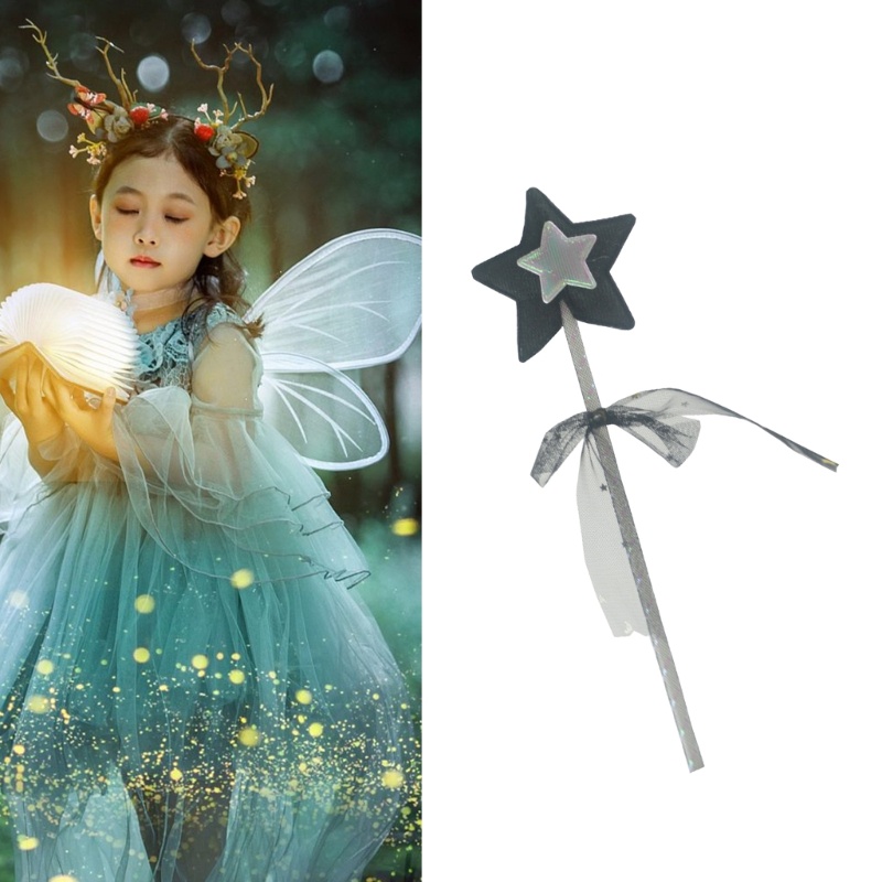 Skin Đũa Thần Họa Tiết Ngôi Sao Cầm Tay Hóa Trang Halloween Cho Bé Gái