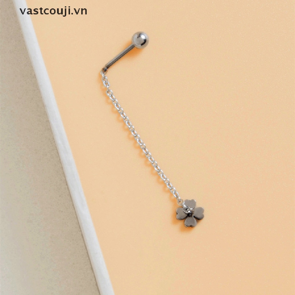 Khuyên Tai Chuỗi Dài Tua Rua Phong Cách Đơn Giản Cho Nữ