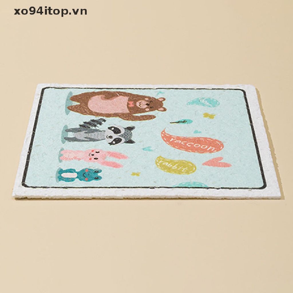 Xoitop Khăn Lau Chén Dĩa Thấm Hút Tốt 17cm