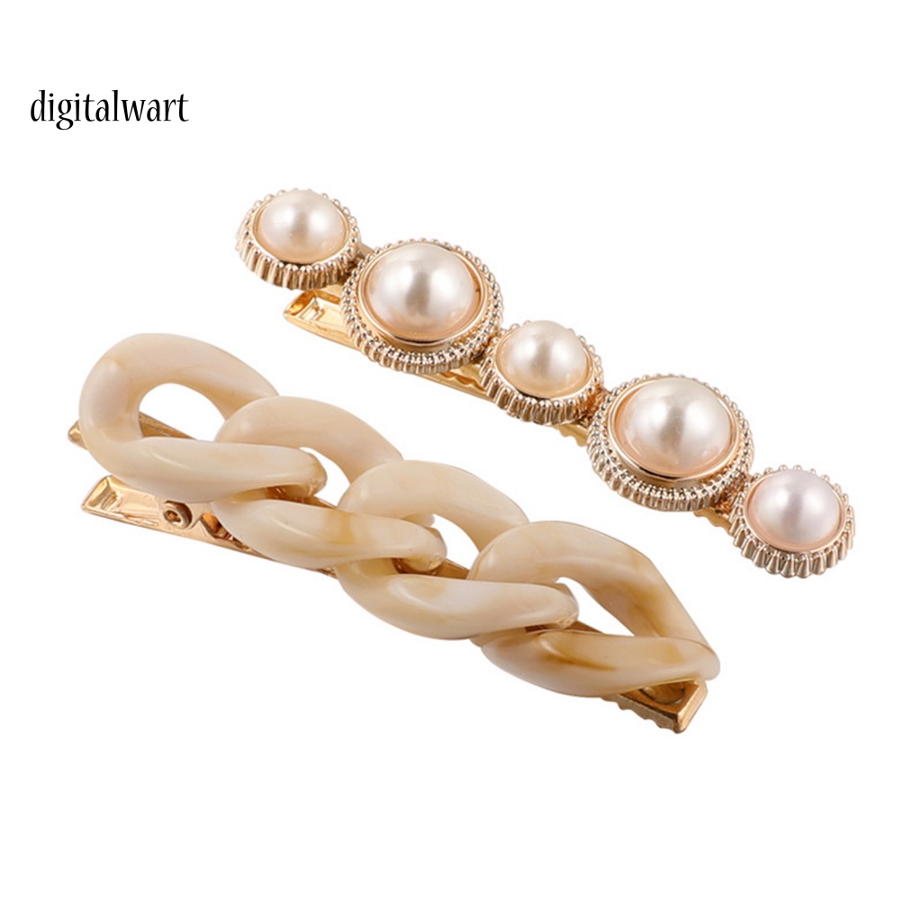 Kỹ Thuật Số| Set 2 Kẹp Tóc Trong Suốt Chống Trượt Thời Trang Cho Nữ