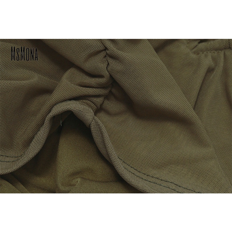 Áo Thun Lưới Tay Dài Cổ Chữ V Màu Trơn Thời Trang 2023 Dành Cho Nữ