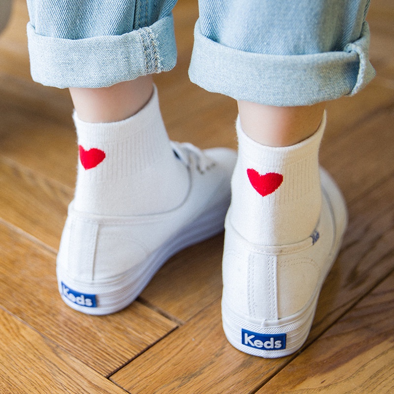 Hàng Mới Về Vớ Cotton Cổ Thấp Thêu Họa Tiết Phong Cách Nhật Bản Thời Trang Cho Nữ