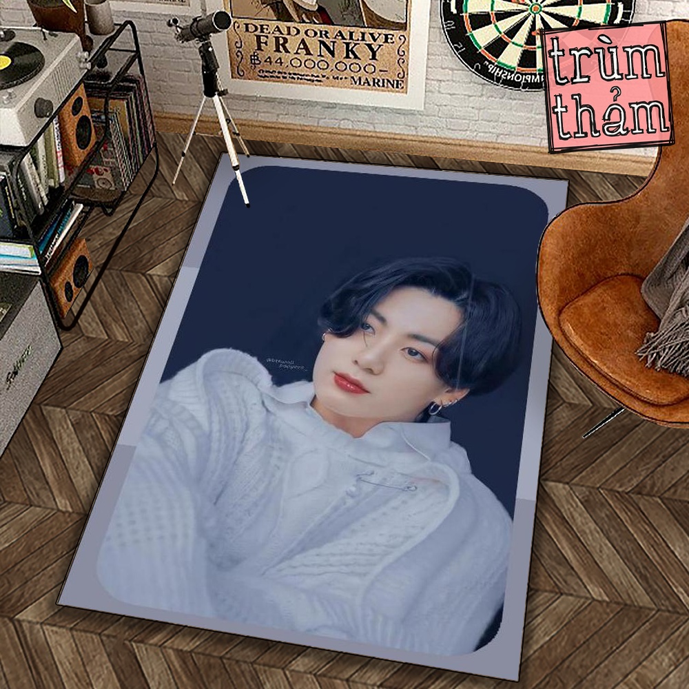 Thảm Trang Trí Jungkook Aesthetic Bts Idol Kpop Decor Phòng Ngủ Phòng Khách Văn Phòng