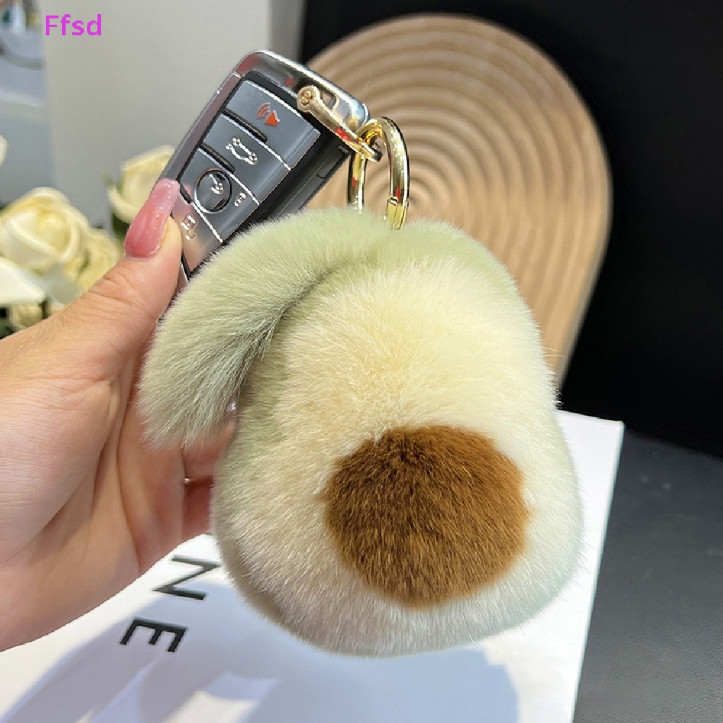 Móc Khóa Hình Quả Bơ Nhồi Bông Dễ Thương