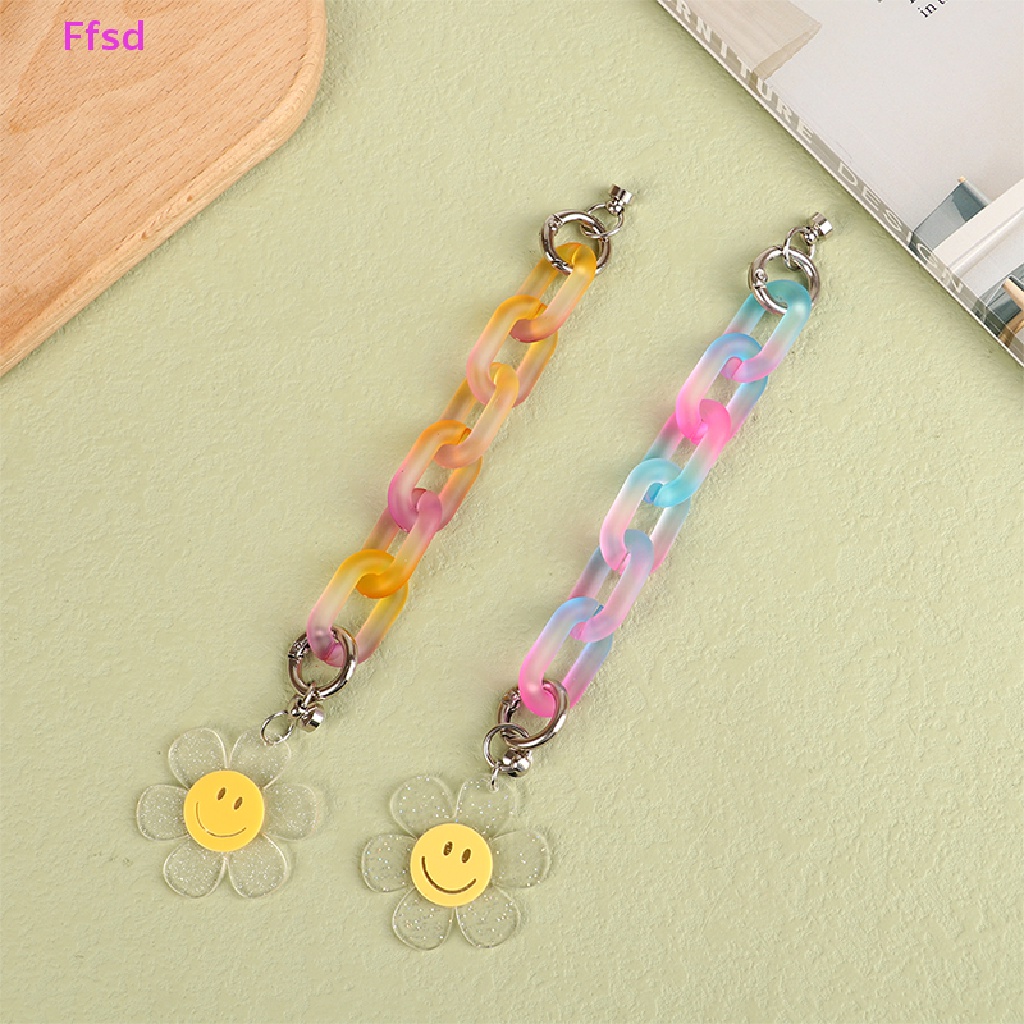 {Ffsd} Móc Khóa Xe Hơi Hình Hoa Hướng Dương Cười Ngọt Ngào Dễ Thương Cho Nữ * Bán Chạy