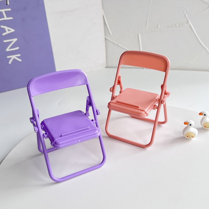 Giá Đỡ Điện Thoại / Máy Tính Bảng Nhiều Màu Sắc Có Thể Điều Chỉnh Hình Ghế Ngồi Tiện Dụng